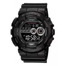 Casio G-shock Gd-100-1bdr Color De La Correa Negro Color Del Bisel Negro Color Del Fondo Negro