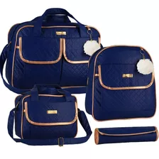 Kit Bolsa Bebê Saída Maternidade Mochila Menina/menino