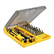 Kit De Destornilladores Presicion 45 Piezas Torx Hexagonal