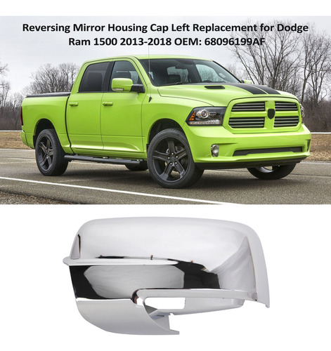 Carcasa Dodge Para Ram Housing Retrovisor 2013-2018 Reversib Foto 5