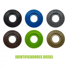 Kit 6 Disco Identificação P/ Tanques De Combustível 4pol.