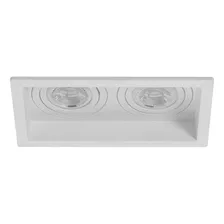 Spot Embutir Duplo Recuado P/ Led Mr11 Save Energy St2842 Cor Branco 110v/220v