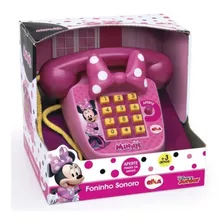 Telefone Foninho Sonoro Minnie Fala Frases Elka