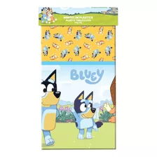 Mantel De Plastico Rectangular Fiesta Bluey