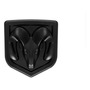Logo Emblema Dodge Color Negro-plata Nuevos Metal Dodge H100