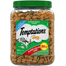 Temptations Classic Comida Para Gatos Sea Food, 30 Oz.