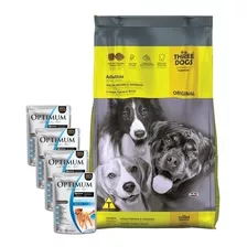 Alimento Perro Adulto Three Dog 20 Kilos De Regalo Extra Vip