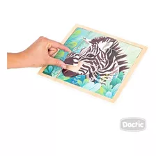 Puzzle Didactico Cebra Madera Dactic