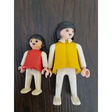 Bonecos Antigos Playmobil Mãe E Filha