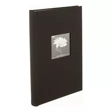 Pioneer 300 Pocket Fabric Frame Cover Photo Album, Black Color Negro Liso