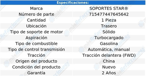 Soporte Motor Trasero Volvo 850 L5 2.3l Aut, Std Turbo 94-97 Foto 2