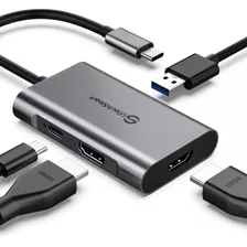 Adaptador Usb C A Hdmi, Utechsmart Usb C Hub A Hdmi Dual, 4 