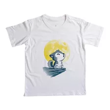 Camiseta Infantil Reserva Mini Lobo Uivando