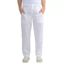 Calça Branca Oxford Uniforme Padeiro Cozinheiro Pizzaiolo