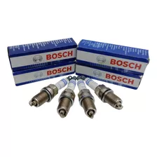 Kit 4 Bujias Bosch Vw Gol Trend Fox Suran Voyage 1 Electrodo