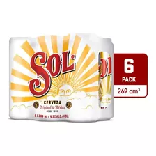 Cerveza Sol Lata 6 Pack X269ml - mL a $8