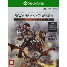 Terra Média Sombras Da Guerra Definitive Xbox - 25 Dígitos