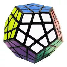 Cubo Mágico Profissional Megaminx Shengshou Black Imperdível