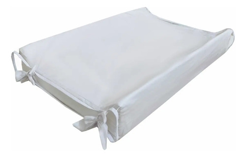 Trocador Anatômico De Cômoda Americano 200 Fios Branco Branco