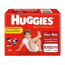 Fralda Infantil Descartável Huggies Supreme Care Xxg-112 U