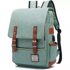 Bolso Morral Retro Hipster Impermeable Para Laptop 15.5