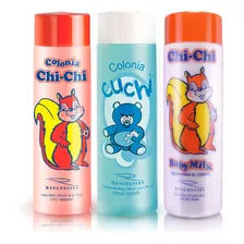 Colonia Chichi + Colonia Cuchi+ Locion Baby Milk