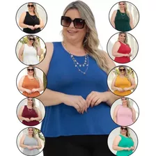 Kit 3 Blusas Regatas Soltinha Para Gestante Roupa P/ Grávida