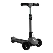 Patinete Eletrico Infantil Criança 3 Rodas Com Led Cor Preto/cinza