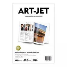 Papel Fotografico Doble Faz Glossy Art-jet® A4 120g 100hojas