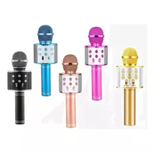 Micrófono Niños Karaoke Bluetooth 5w Efectos De Voz Parlante