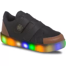 Tenis Infantil Masculino Com Luz Led Que Brilha Menino