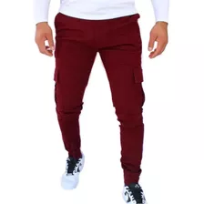 Jogger Cargo De Hombre. Gabardina Stresh Moda Casual