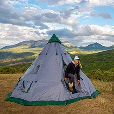 Tienda De Campana De Invierno Para 6-7 Personas, 12 X 12 Pa