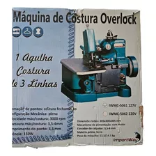 Máquina Overlock (zerada) Com Acessórios De Costura