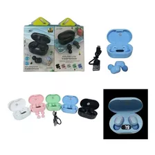 Auriculares Bluetooth Inalambricos In - Ear Time 1319 Color Negro