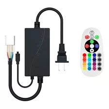 Controle Mangueira De Led Chata Rgb 5050 Ip68 Fonte 