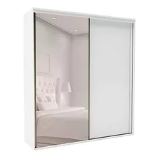 Guarda-roupa Casal Com Espelho Inovatto 2 Pt 6 Gv Branco