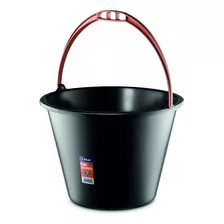 Balde Plástico Extra Forte Multiuso 10l Preto 608p - Atlas