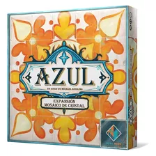 Juego De Mesa Azul Mosaico De Cristal Original Nuevo Sellado