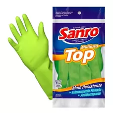 Luva Látex Sanro Top (verde) Ca40.045