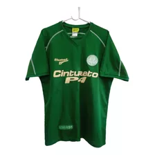 Camisa Do Palmeiras Original 2002 #10 Manga Curta Verde