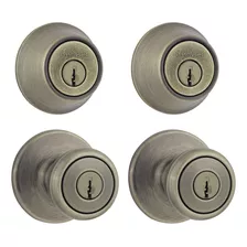 Kwikset Tylo Juego De Pomos De Seguridad, 92420-032