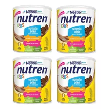 Nutren Kids Fórmula Infantil Nestlé Chocolate 350g Kit 4 Un