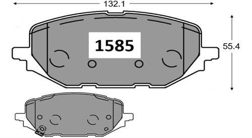 Pastillas De Frenos Delanteras Chevrolet Tracker 2022-2024 Foto 2