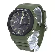 Relógio Casio G-shock Masculino Anadigi Verde Ga-2110su-3adr