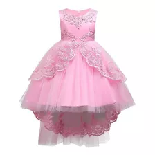 Vestido Infantil Daminha Bordado Casamento Renda Princesa