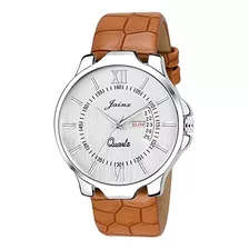  Jainx Mens Watches Moda Relógio Analógico De Aço Inoxidável