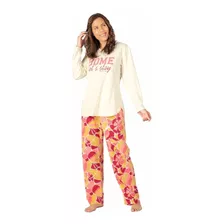 Pijama Dama Mariene 1846 100% Algodon Invierno 