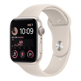 Apple Watch Se Gps - Caja De Aluminio Blanco Estelar 44 Mm - Correa Deportiva Blanco Estelar - PatrÃ³n