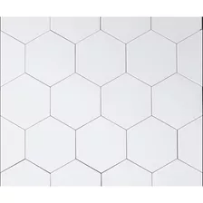 Gres Porcelánico Hexagon Colors White Mate 20x23 Cm